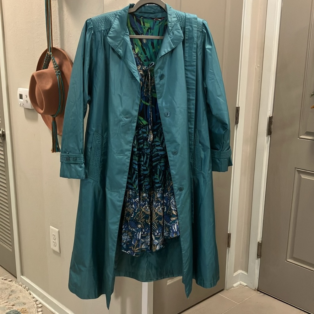 Vintage Chiango by Fleet Street Button trench Woman's Removable Insulated Liner